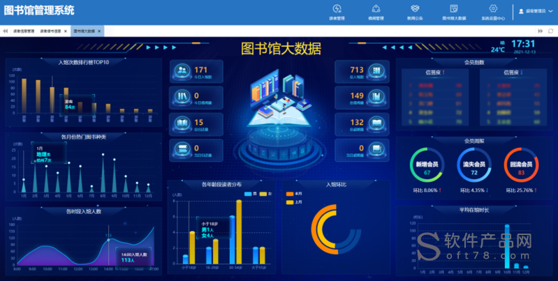 图书馆管理系统图1